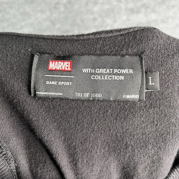 Darc Sport Marvel T-shirt Men Large Black Morbius Limited Release Oversized Gym - Picture 5 of 5